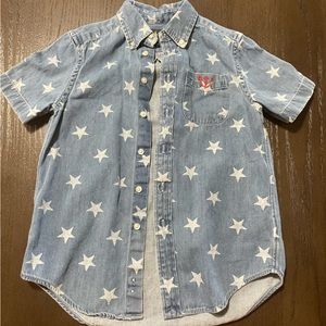 Ralph Lauren Team USA BOYS Denim Button-Down Shirt